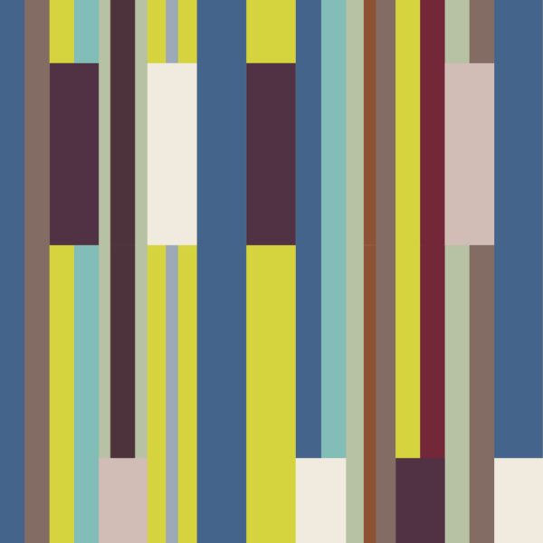 Rush Hour Stripe, pattern design, detail