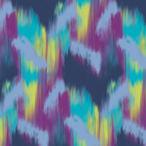 Planar. Large scale abstract colour wash.  Fabric design for interiors. Blue Colourway.
