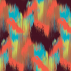 Large scale abstract colour wash. Red colourway.