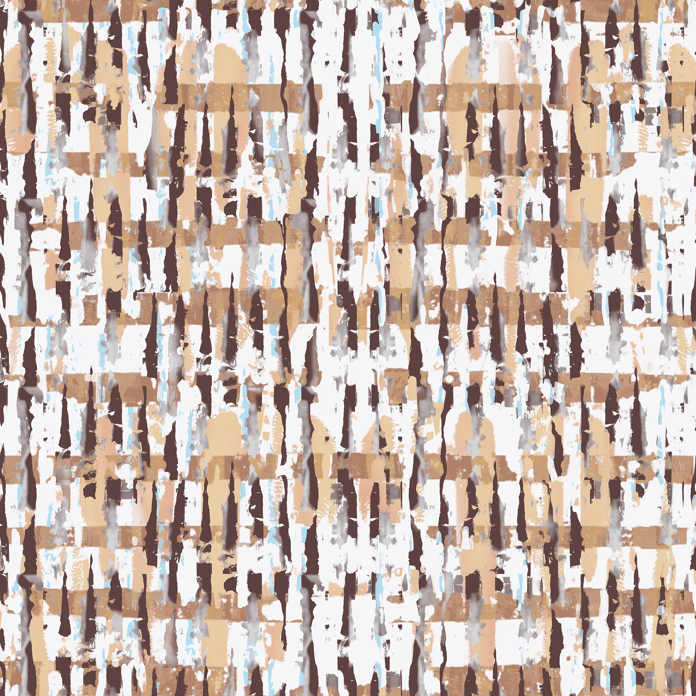 Poster. Textile design for upholstery and wall panels. Neutral colourway.