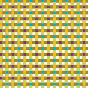 Trellis, geometric textile design, upholstery fabric. Green colourway.