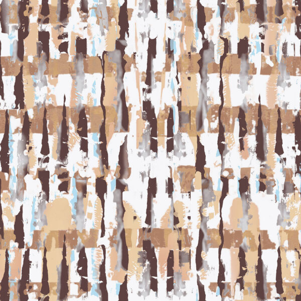 Detail. Poster. Textile design for upholstery and wall panels. Neutral colourway.