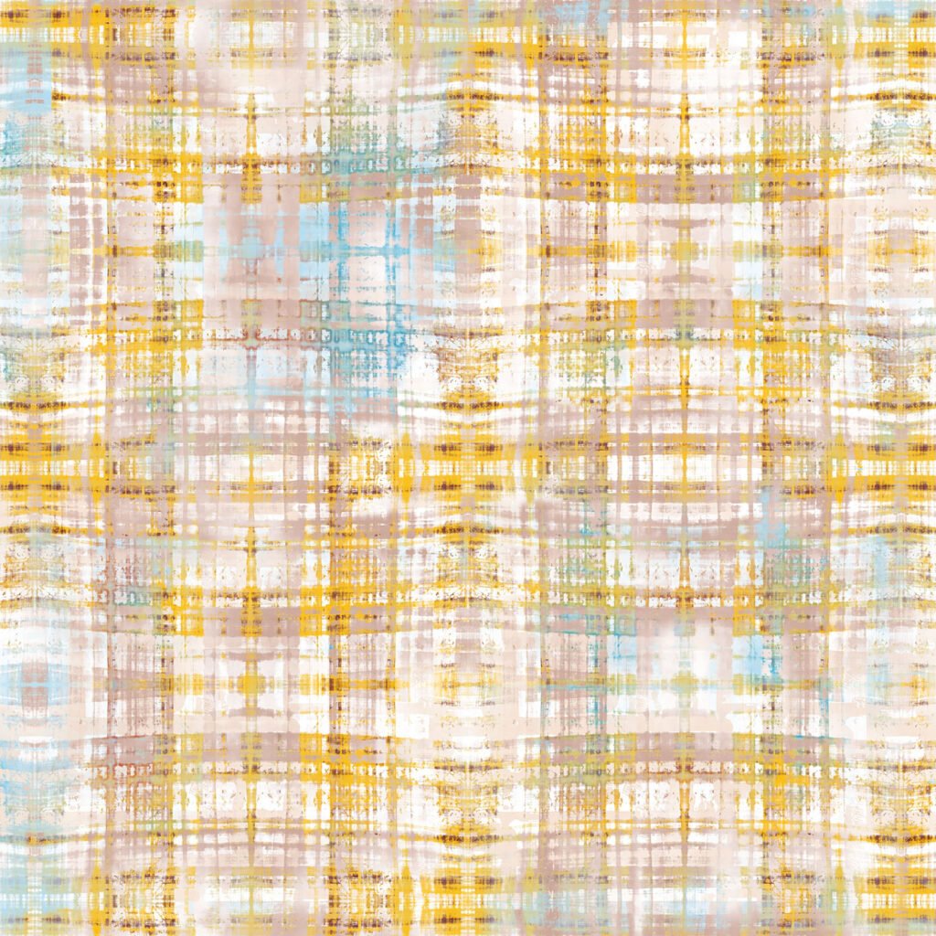 Reflection. Large scaled textured pattern with layers of transparent colour for upholstery or wallcovering.