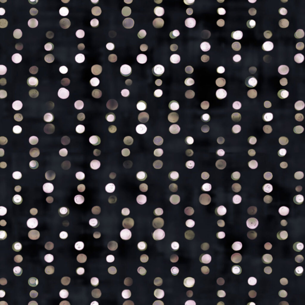 Signal. Textured dot pattern for upholstery and wallcovering.