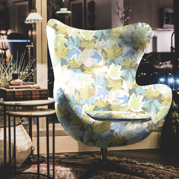 Maple, textile and wallcovering design from the Oh Canada collection.