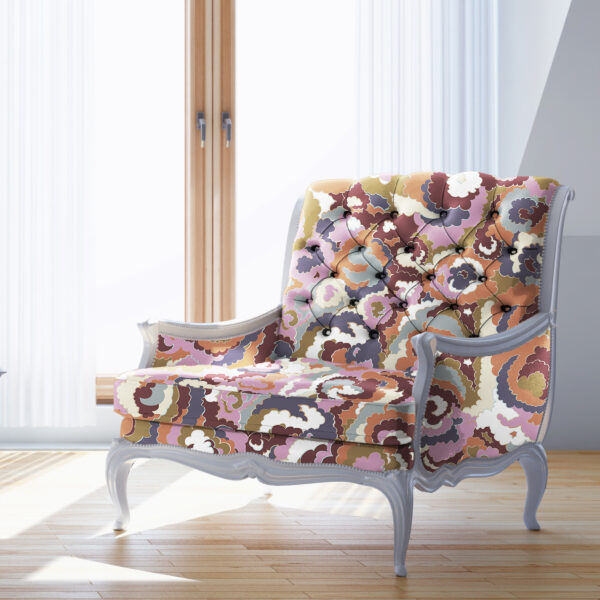 Lichen, textile and wallcovering design from the Oh Canada collection.