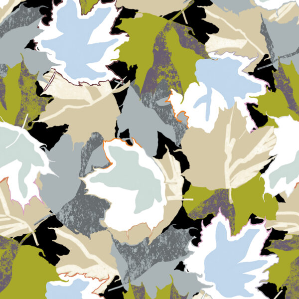 Maple, textile and wallcovering design.
