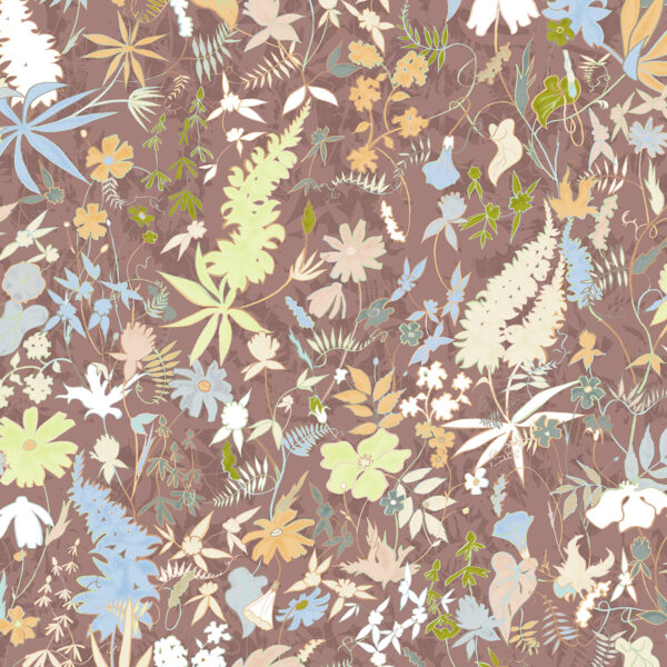 Wildthing, textile and wallcovering design from the Oh Canada collection.