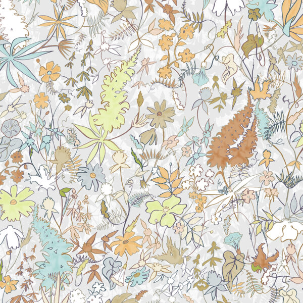 Wildthing, textile and wallcovering design from the Oh Canada collection.