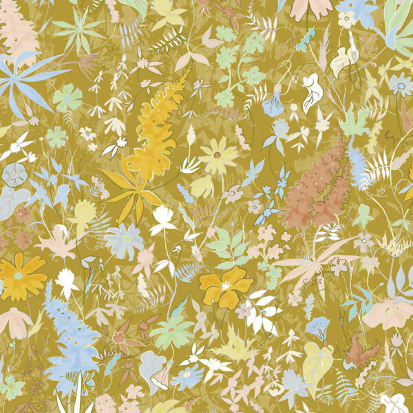Wildthing, textile and wallcovering design from the Oh Canada collection.