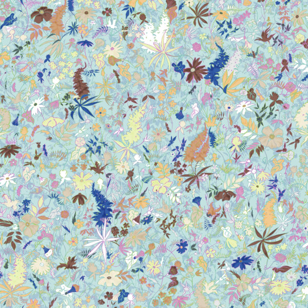 Wildthing, textile and wallcovering design from the Oh Canada collection.
