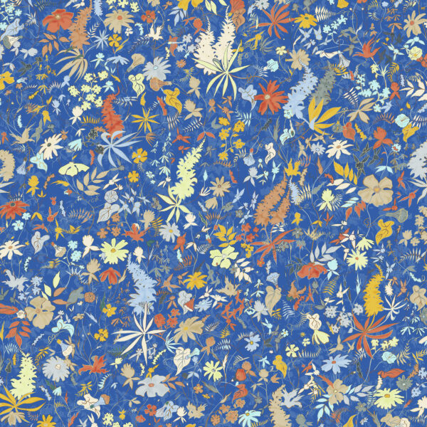 Wildthing, textile and wallcovering design from the Oh Canada collection.