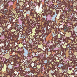 Wildthing, textile and wallcovering design from the Oh Canada collection.