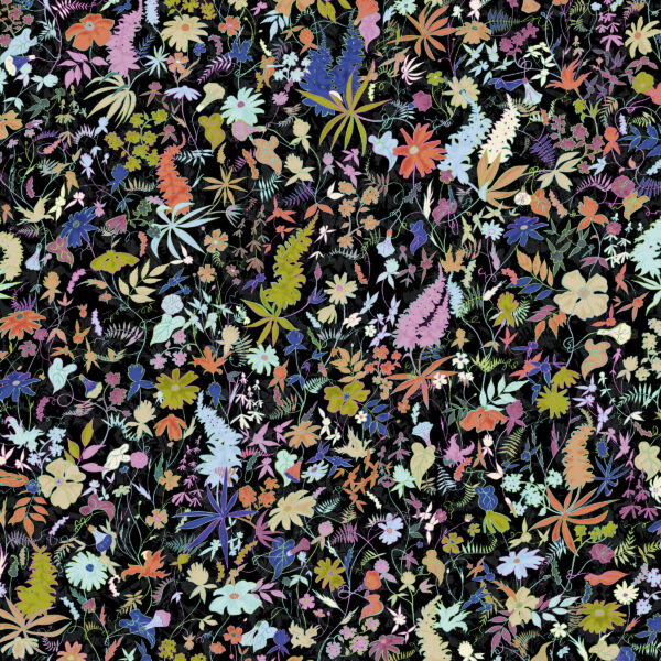 Pattern Wildthing from the Oh Canada textile and wallcovering collection.