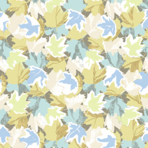 Maple, textile and wallcovering design from the Oh Canada collection.