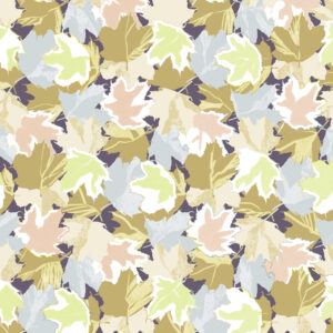Maple, textile and wallcovering design from the Oh Canada collection.