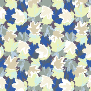 Maple, textile and wallcovering design from the Oh Canada collection.