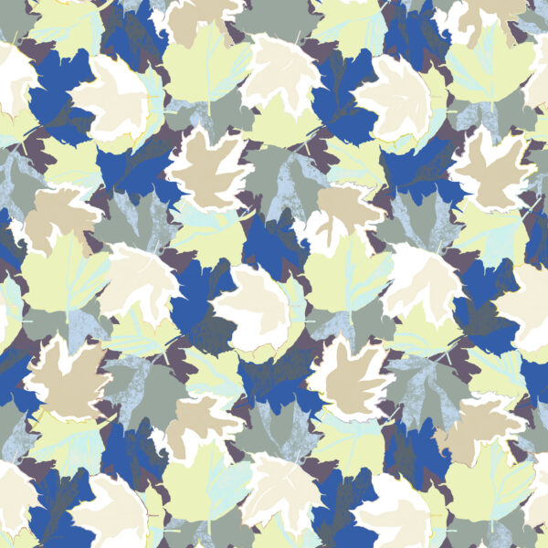 Maple, textile and wallcovering design from the Oh Canada collection.
