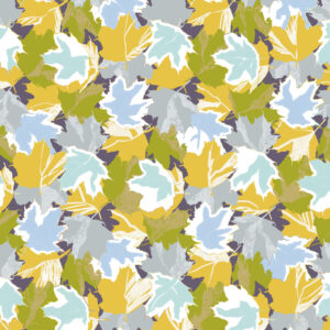 Maple, textile and wallcovering design from the Oh Canada collection.