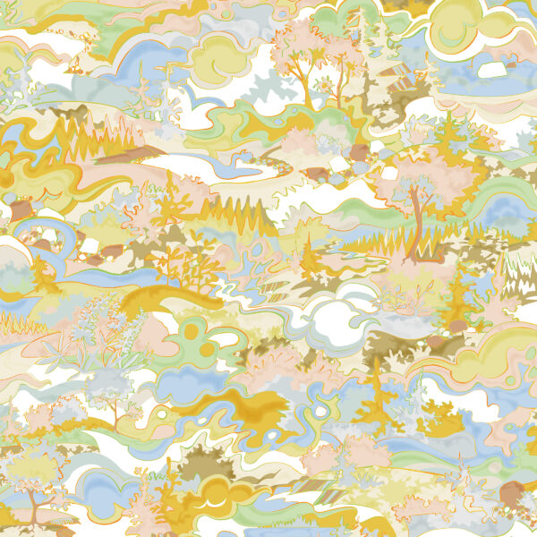 Taylor Head textile and wallcovering design from the Oh Canada collection.