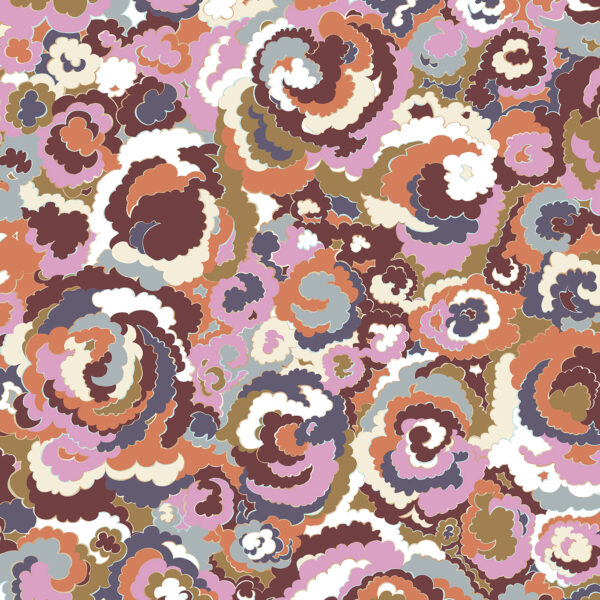 Lichen, textile and wallcovering design from the Oh Canada collection.