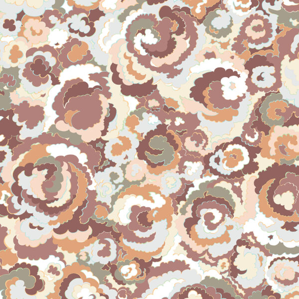 Lichen, textile and wallcovering design from the Oh Canada collection.