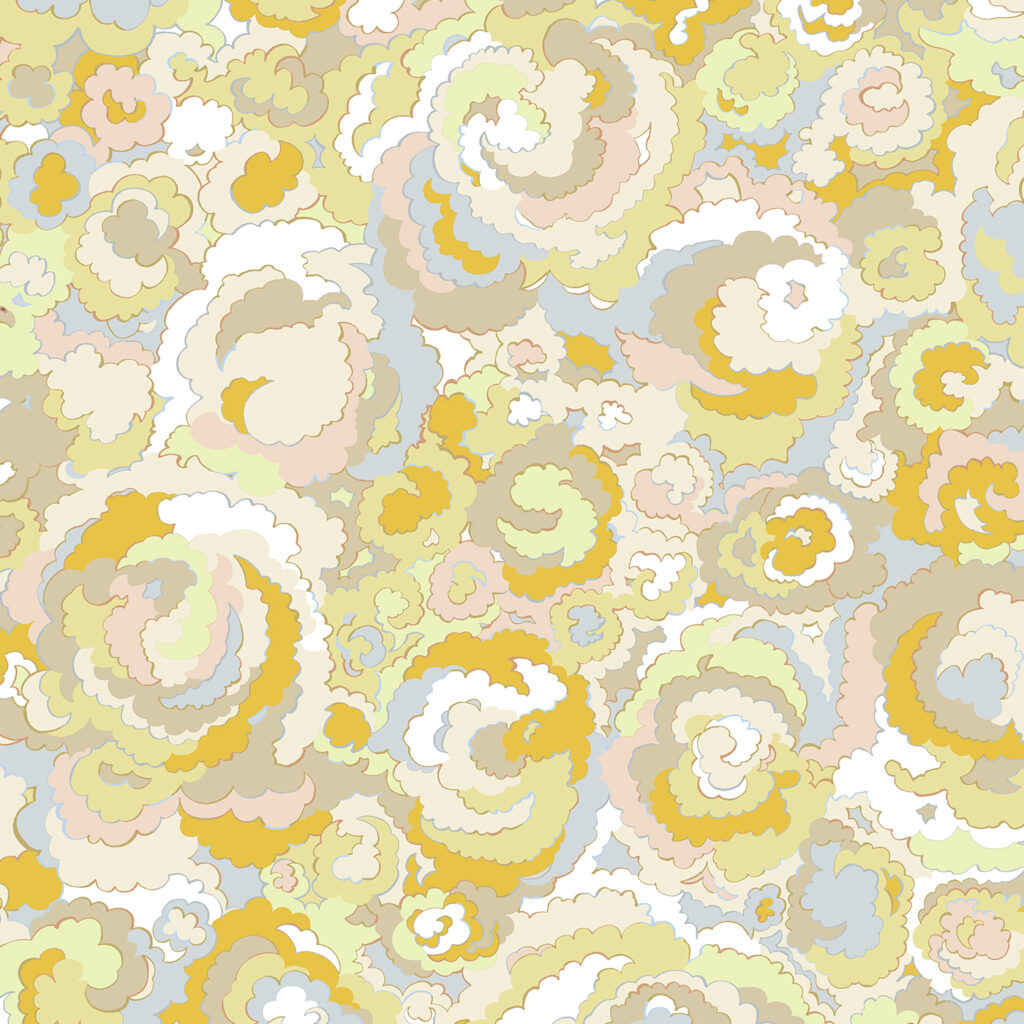 Lichen, textile and wallcovering design from the Oh Canada collection.