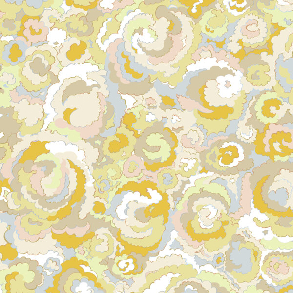 Lichen, textile and wallcovering design from the Oh Canada collection.