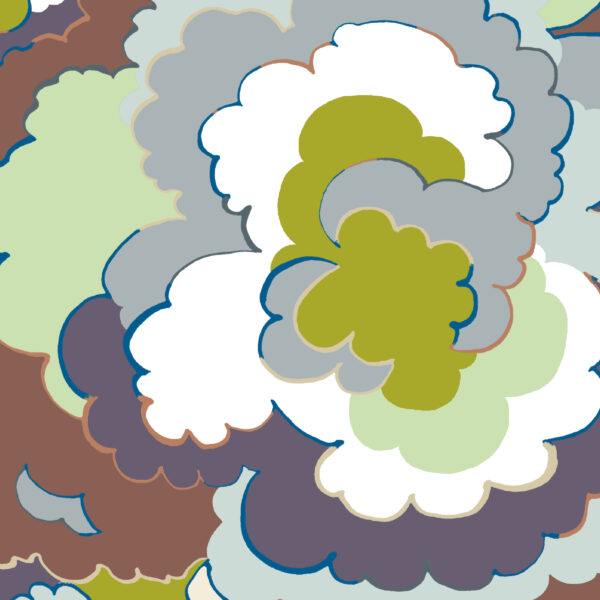 Lichen, full scale section.